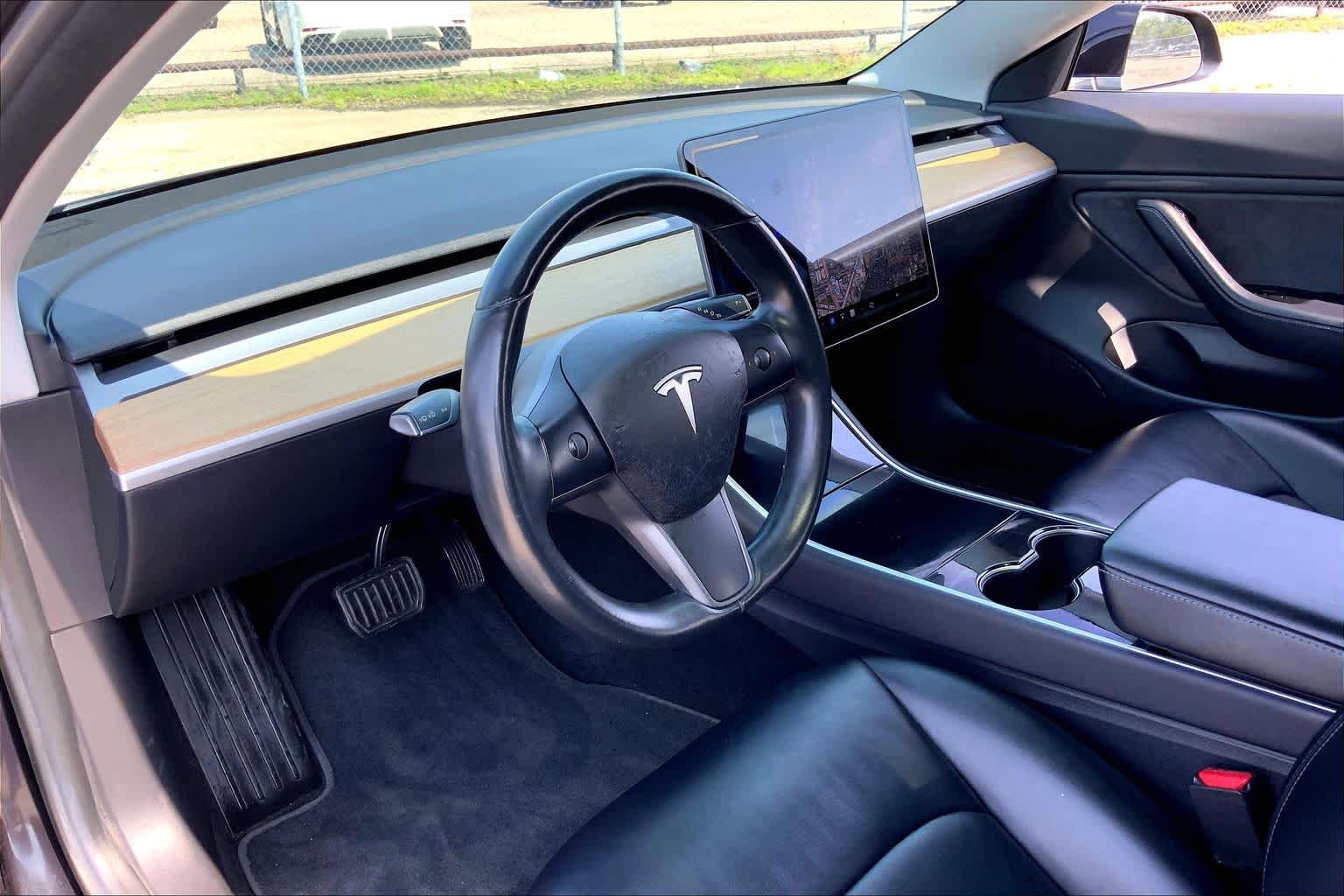 2018 Tesla Model 3 Long Range Battery Solid Black at AutoNation USA Houston