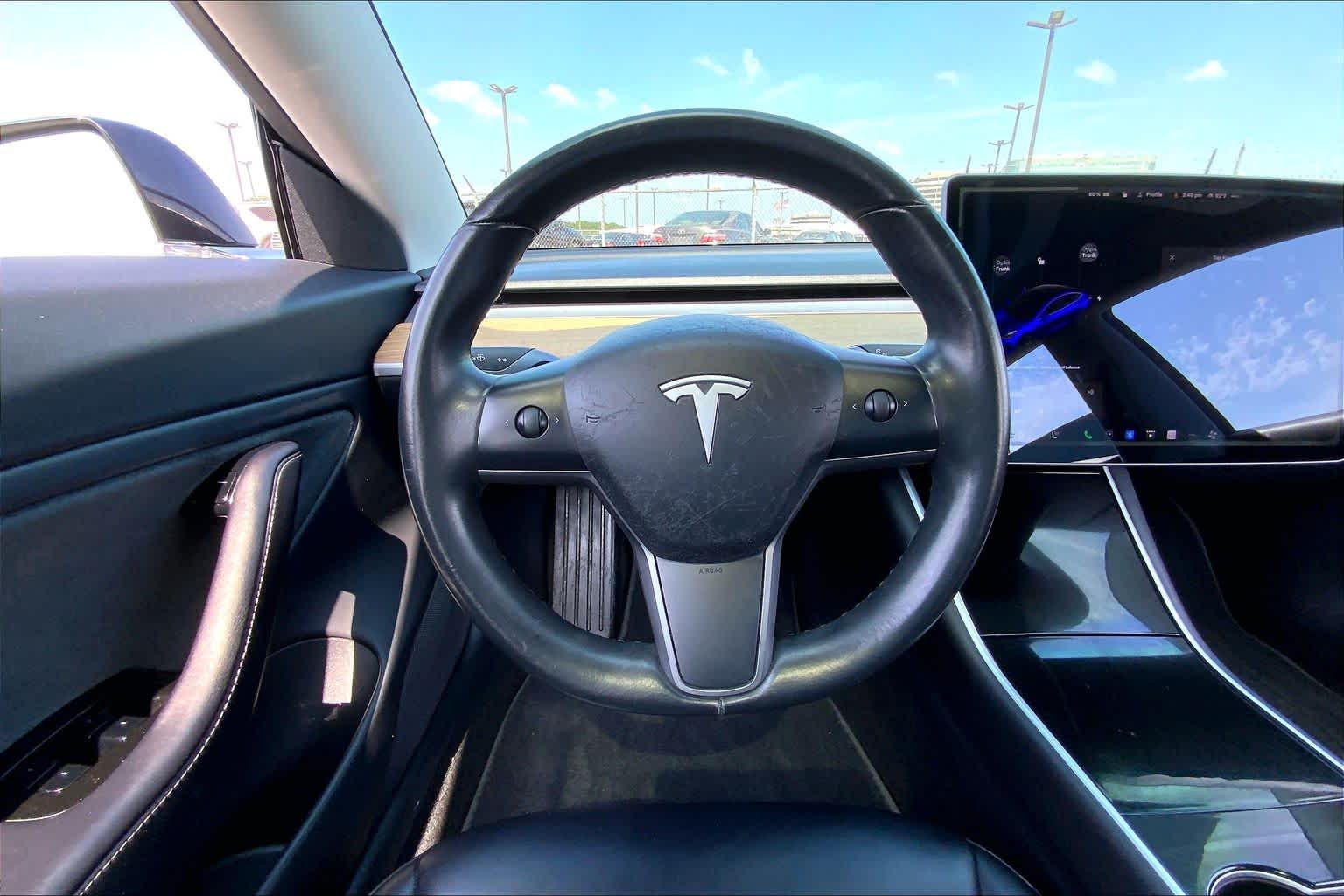 2018 Tesla Model 3 Long Range Battery Solid Black at AutoNation USA Houston
