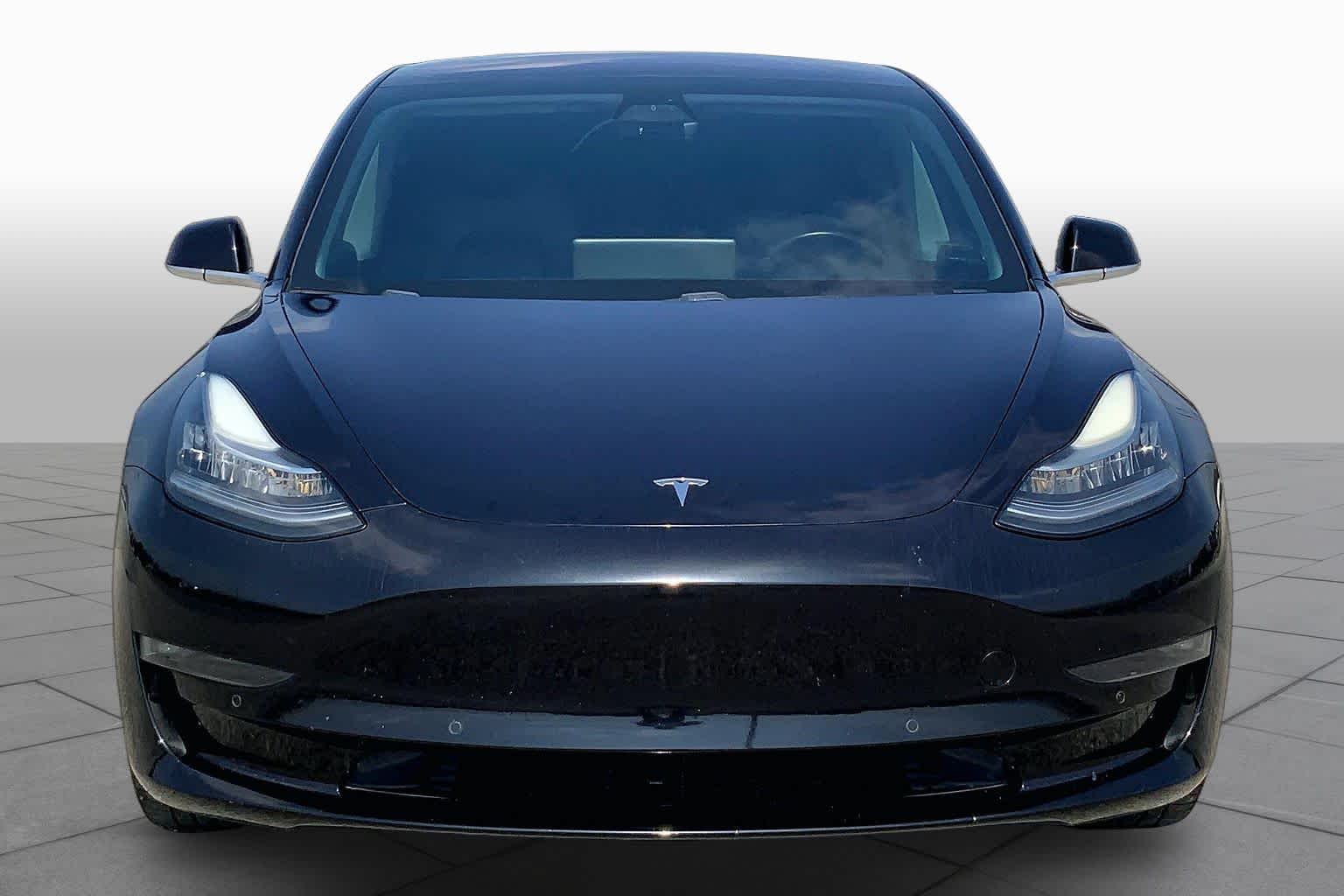 2018 Tesla Model 3 Long Range Battery Solid Black at AutoNation USA Houston