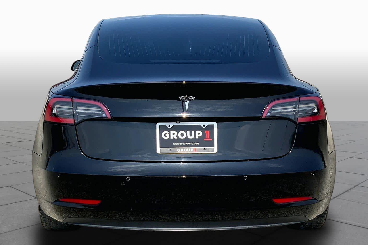 2018 Tesla Model 3 Long Range Battery Solid Black at AutoNation USA Houston