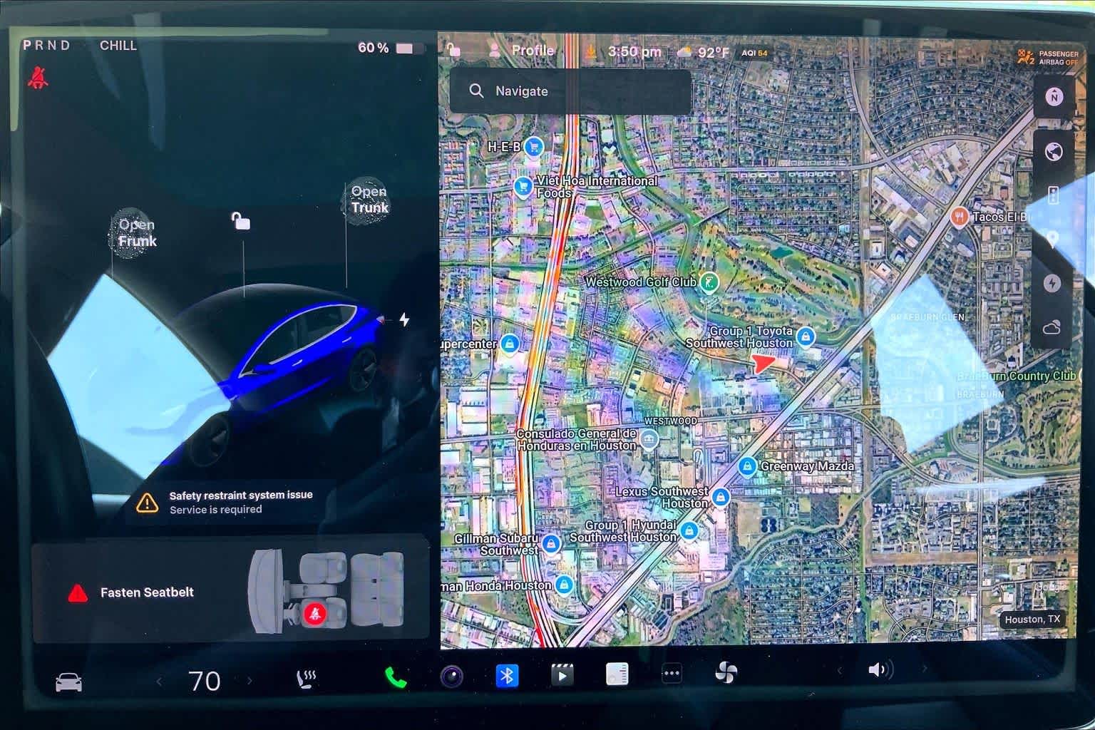 2018 Tesla Model 3 Long Range Battery Solid Black at AutoNation USA Houston