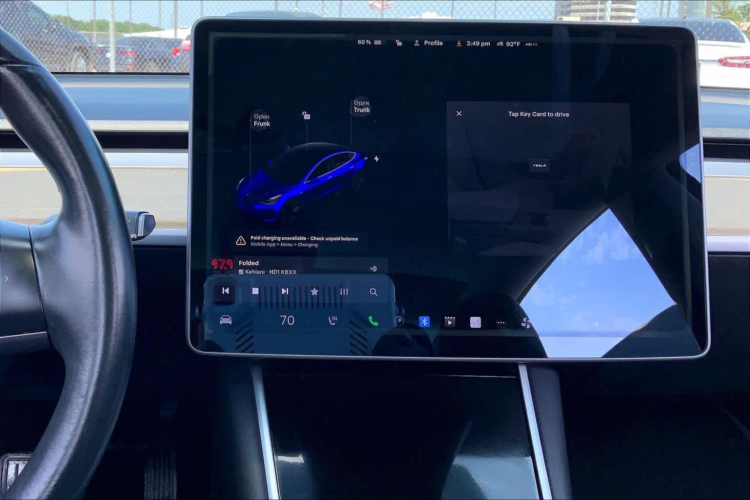 2018 Tesla Model 3 Long Range Battery Solid Black at AutoNation USA Houston