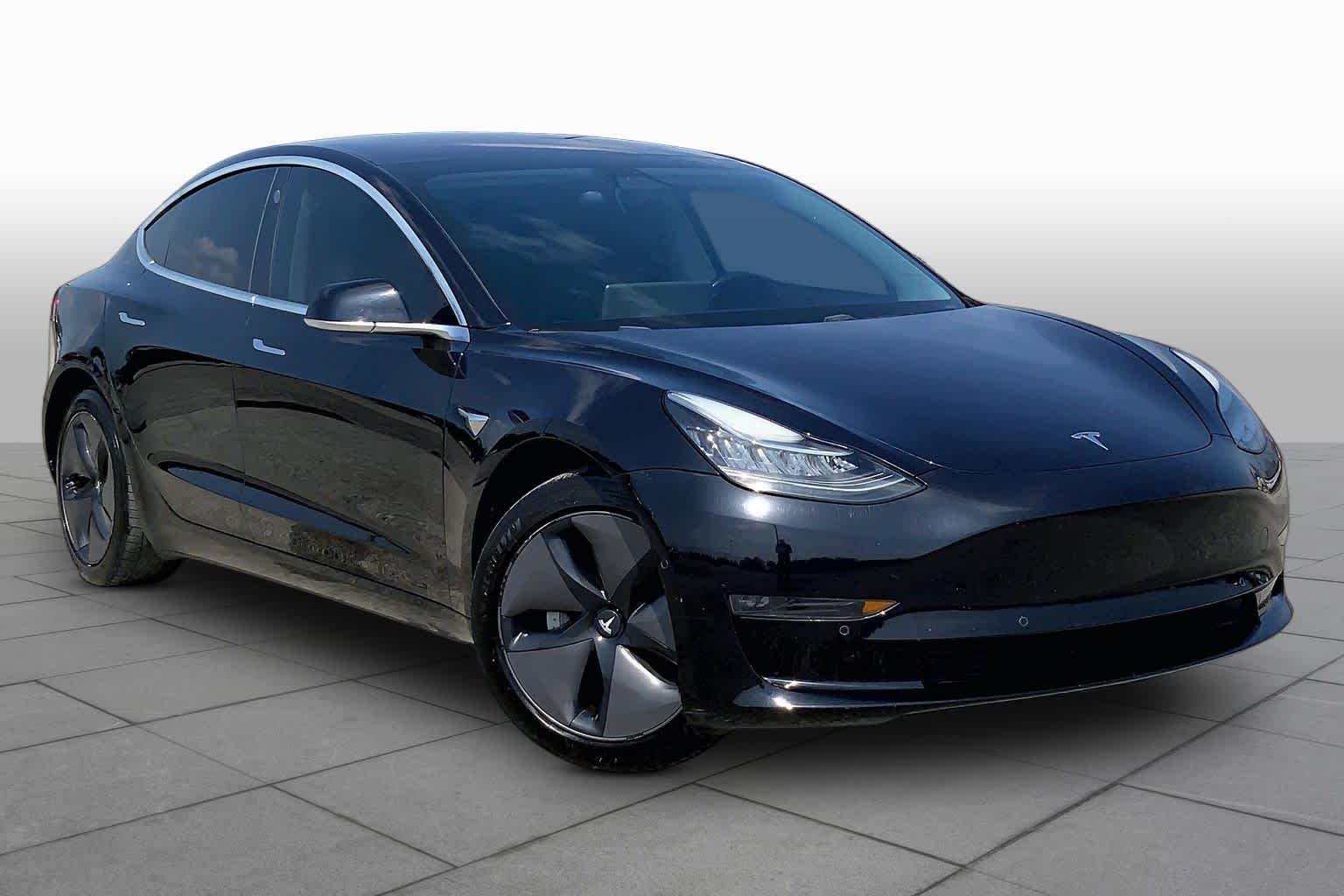 2018 Tesla Model 3 Long Range Battery Solid Black at AutoNation USA Houston