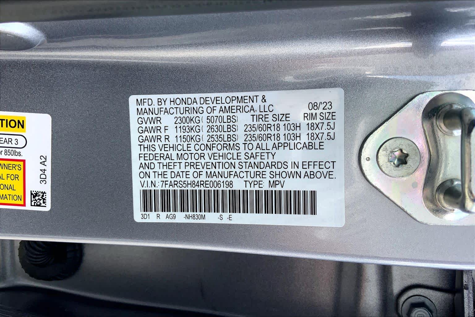 2024 Honda CR-V Hybrid Sport-L Lunar Silver Metallic at Lexus of Clear Lake