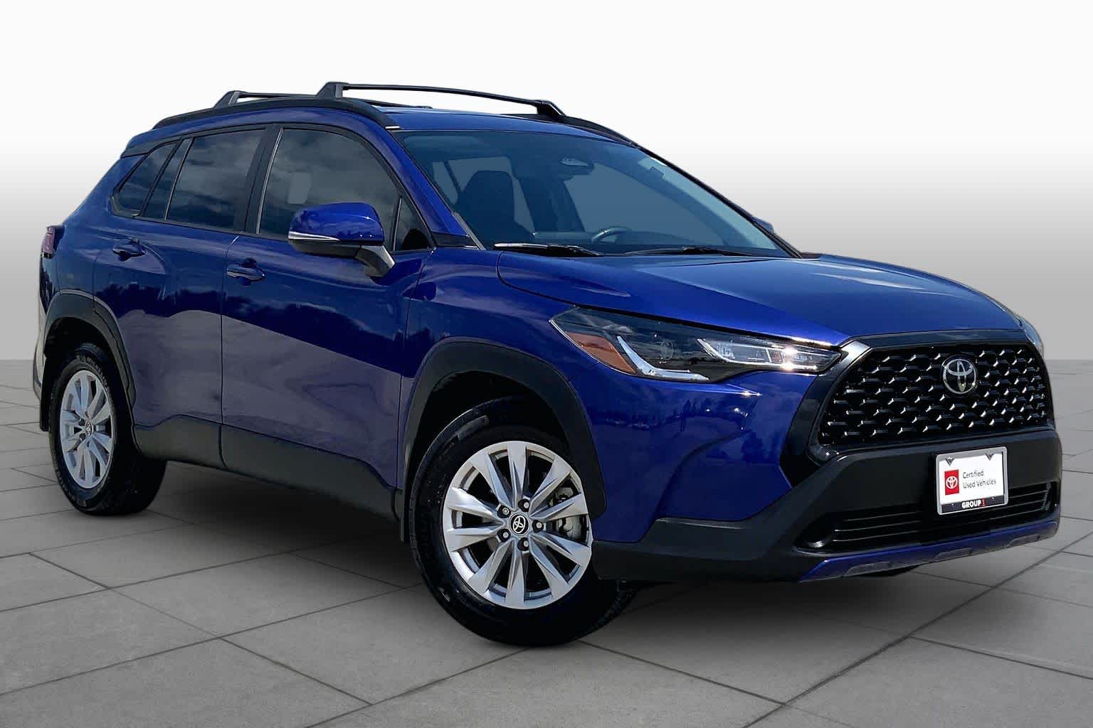 2024 Toyota Corolla Cross LE Blue Crush Metallic at HGreg Houston