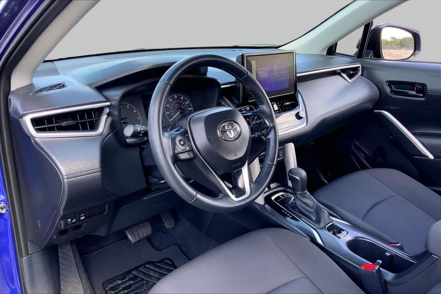 2024 Toyota Corolla Cross LE Blue Crush Metallic at HGreg Houston