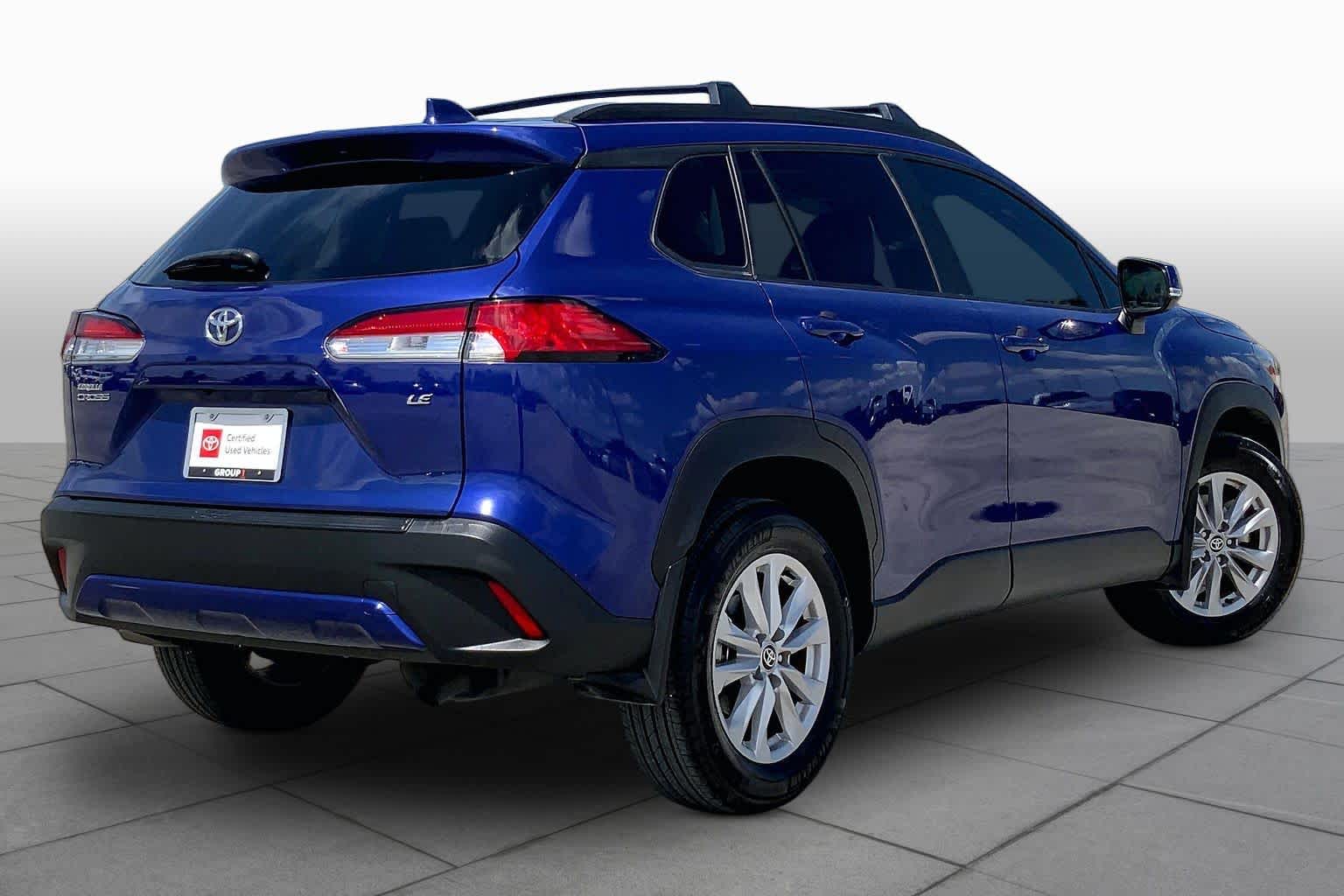 2024 Toyota Corolla Cross LE Blue Crush Metallic at HGreg Houston