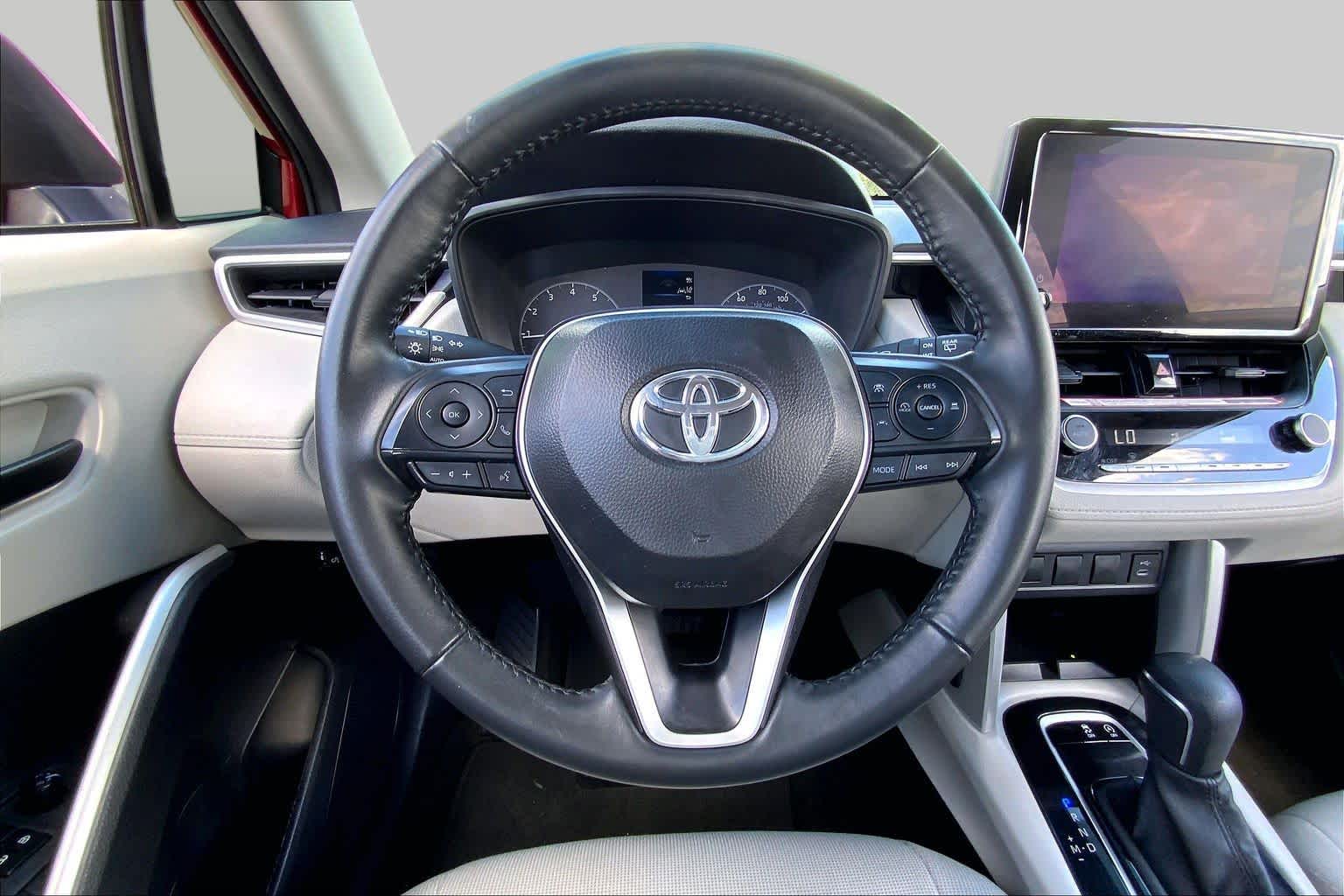 2024 Toyota Corolla Cross LE Barcelona Red Metallic at Group 1 Toyota Southwest