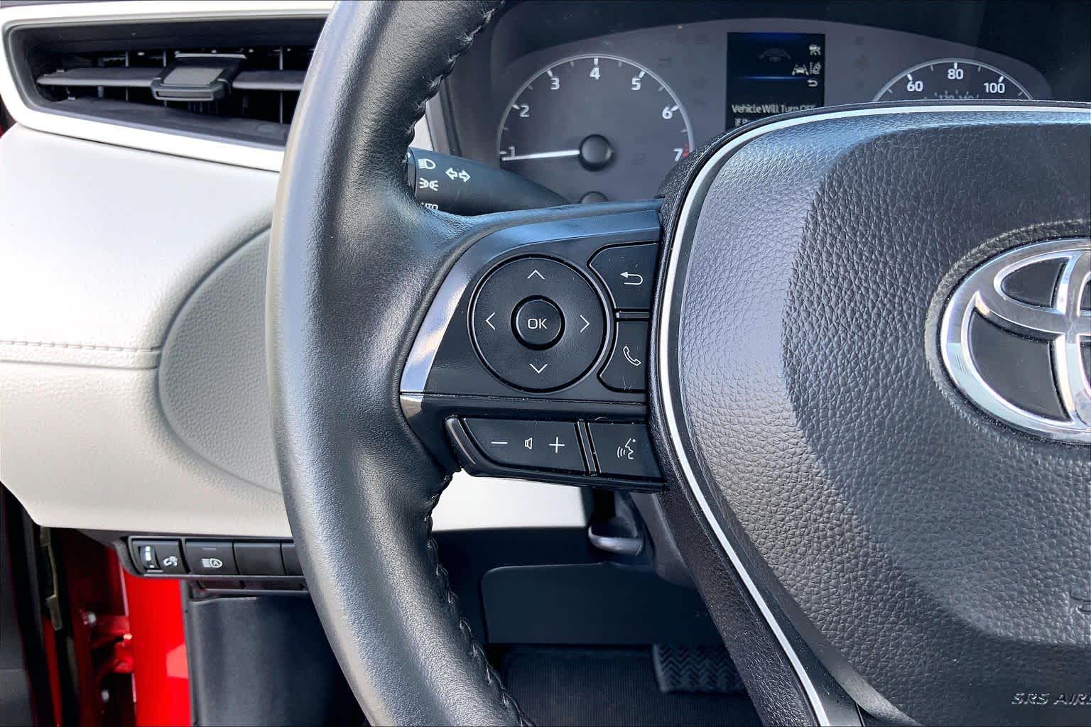 2024 Toyota Corolla Cross LE Barcelona Red Metallic at Group 1 Toyota Southwest