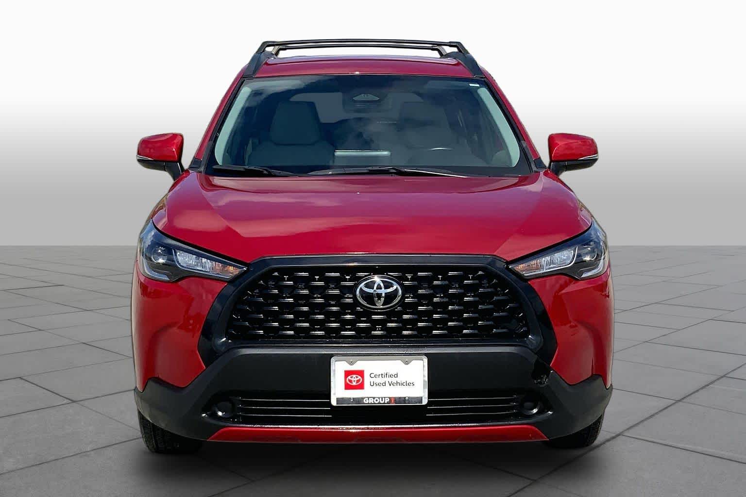 2024 Toyota Corolla Cross LE Barcelona Red Metallic at Group 1 Toyota Southwest