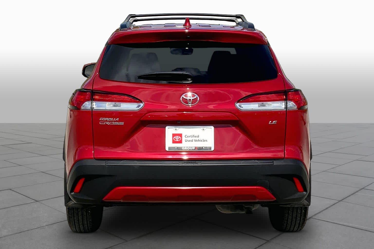 2024 Toyota Corolla Cross LE Barcelona Red Metallic at Group 1 Toyota Southwest