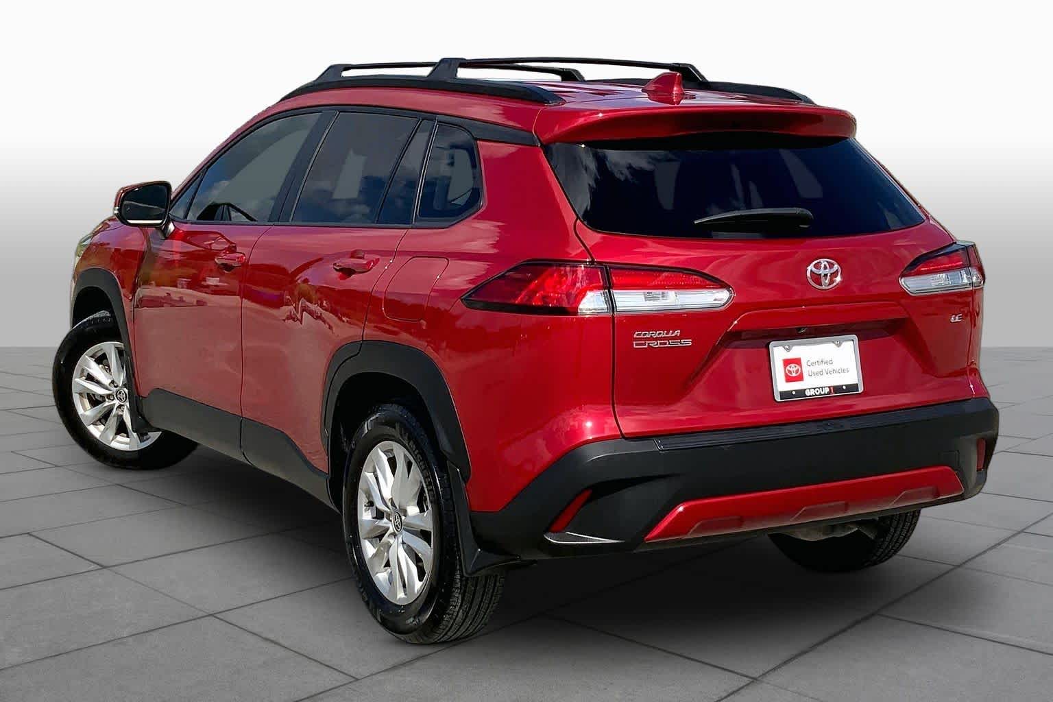 2024 Toyota Corolla Cross LE Barcelona Red Metallic at Group 1 Toyota Southwest