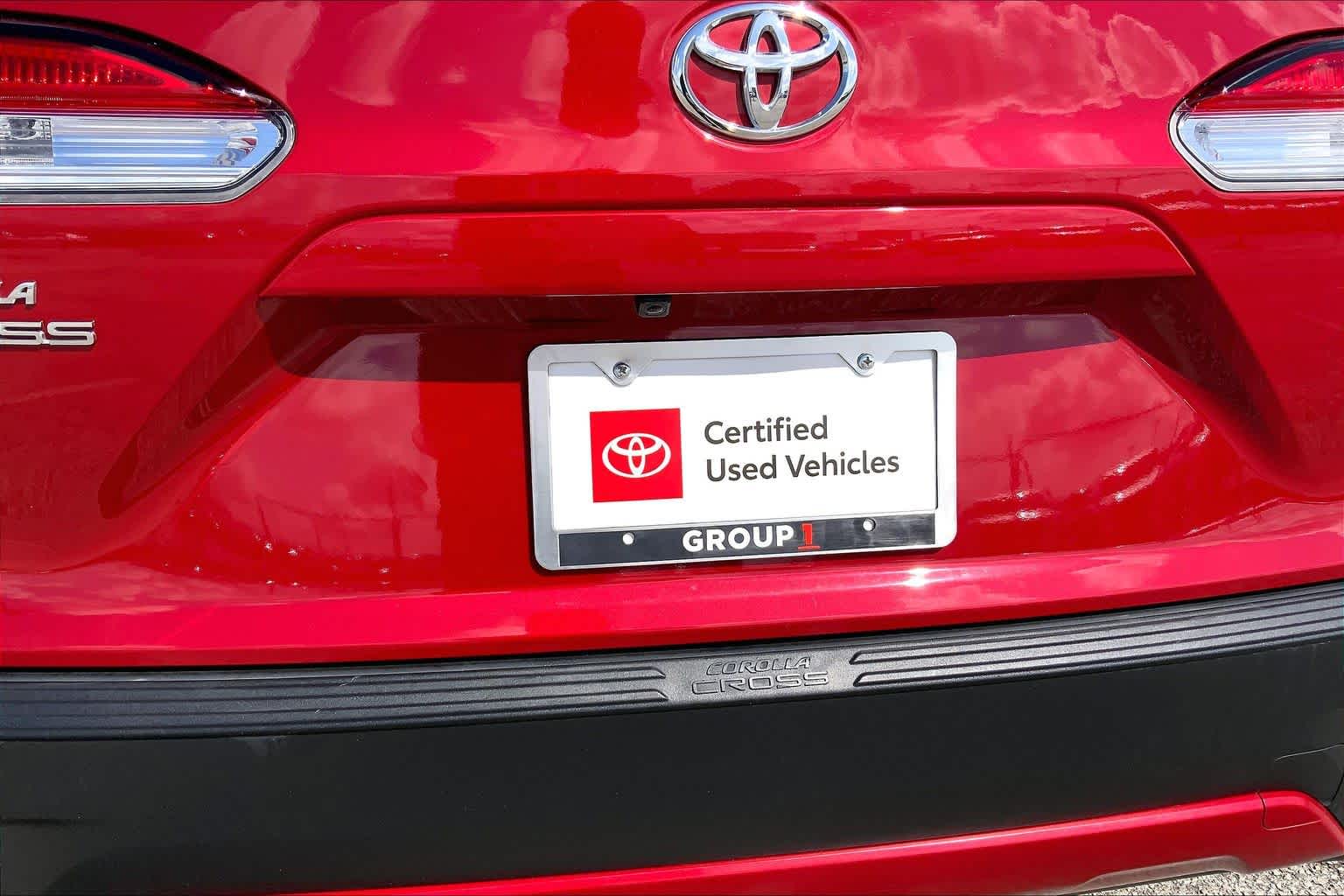 2024 Toyota Corolla Cross LE Barcelona Red Metallic at Group 1 Toyota Southwest