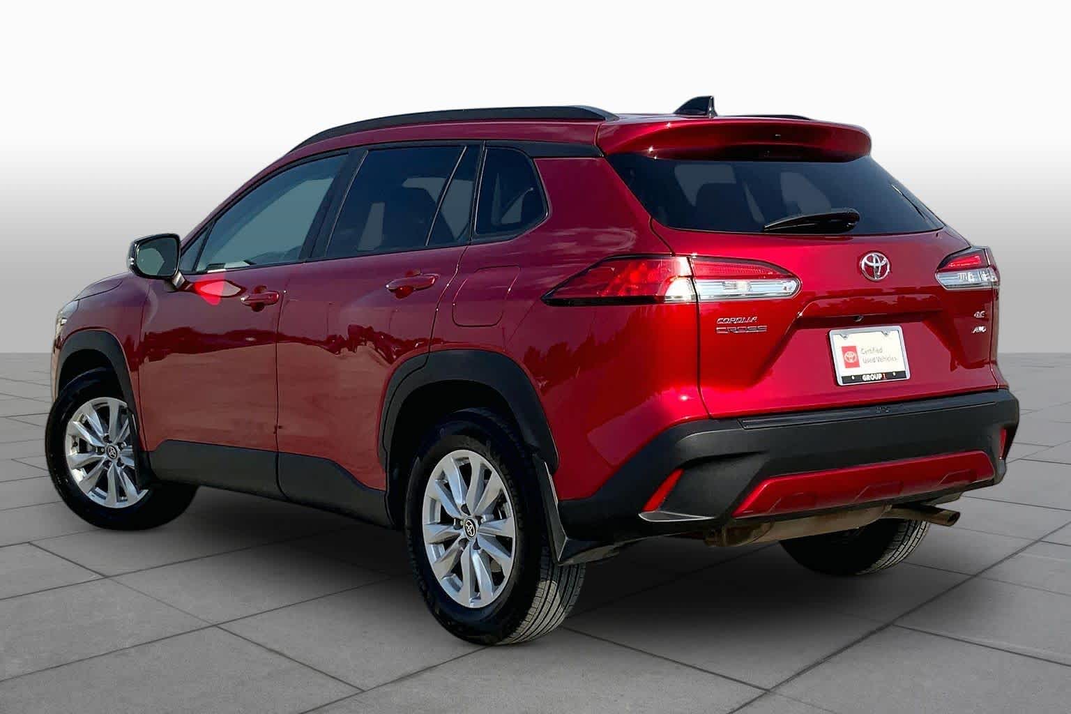 2025 Toyota Corolla Cross LE Soul Red Crystal at Group 1 Toyota Southwest