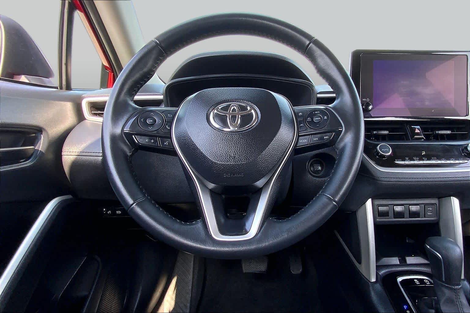 2025 Toyota Corolla Cross LE Soul Red Crystal at Group 1 Toyota Southwest