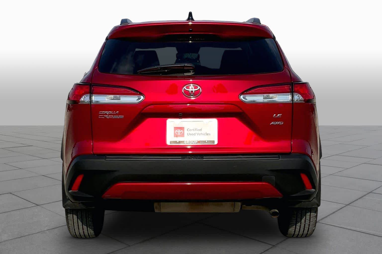 2025 Toyota Corolla Cross LE Soul Red Crystal at Group 1 Toyota Southwest