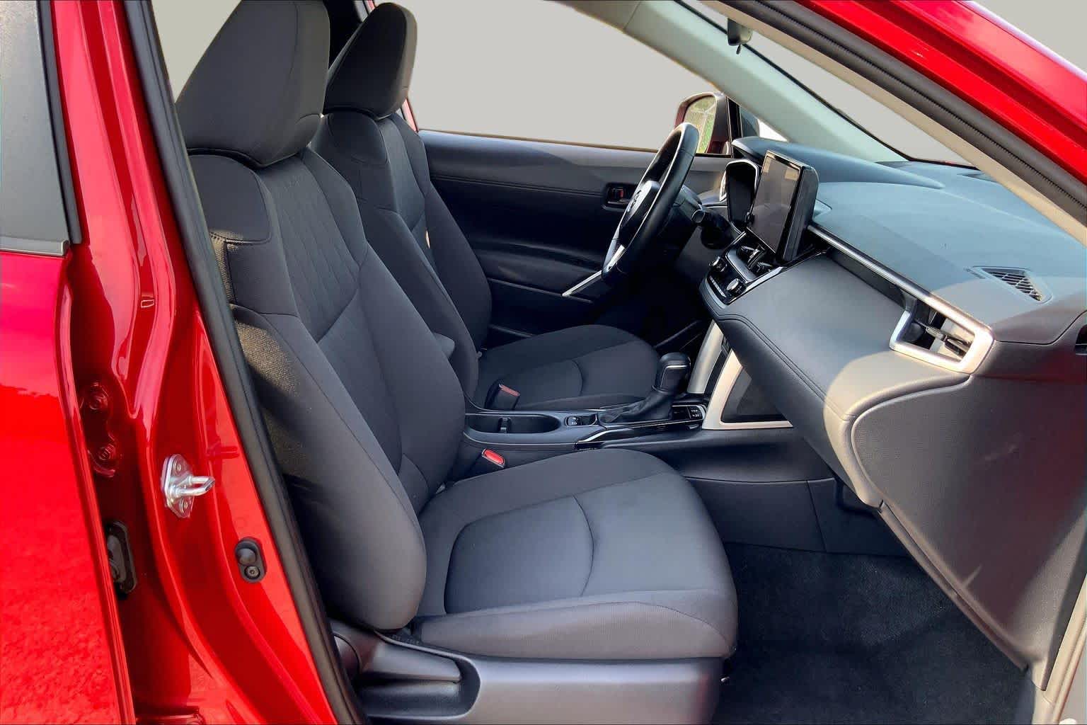 2025 Toyota Corolla Cross LE Soul Red Crystal at Group 1 Toyota Southwest
