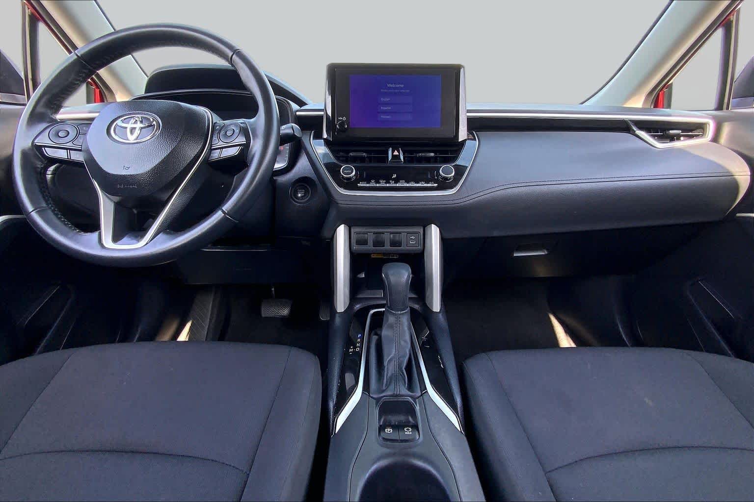 2025 Toyota Corolla Cross LE Soul Red Crystal at Group 1 Toyota Southwest
