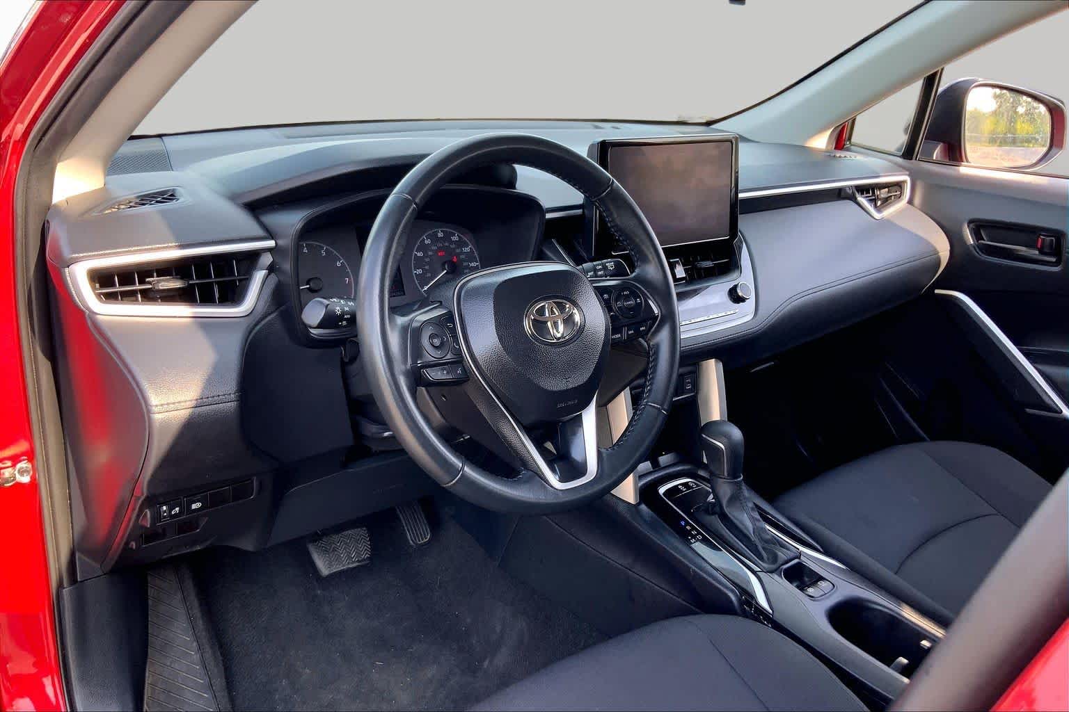 2025 Toyota Corolla Cross LE Soul Red Crystal at Group 1 Toyota Southwest