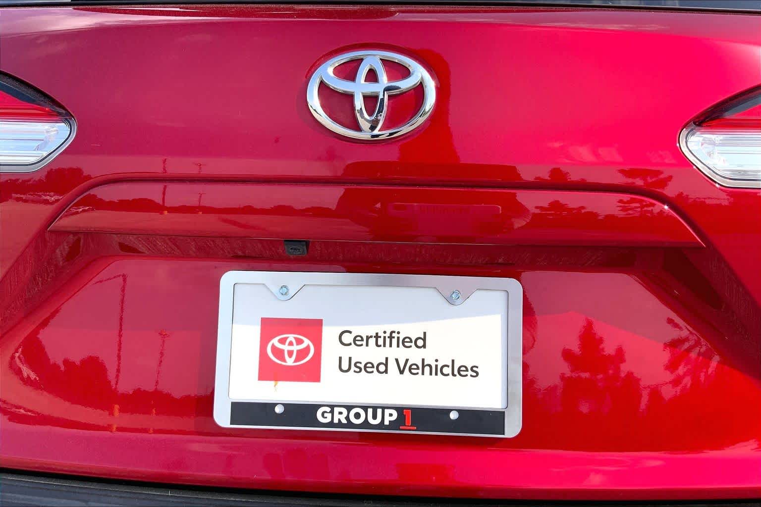 2025 Toyota Corolla Cross LE Soul Red Crystal at Group 1 Toyota Southwest