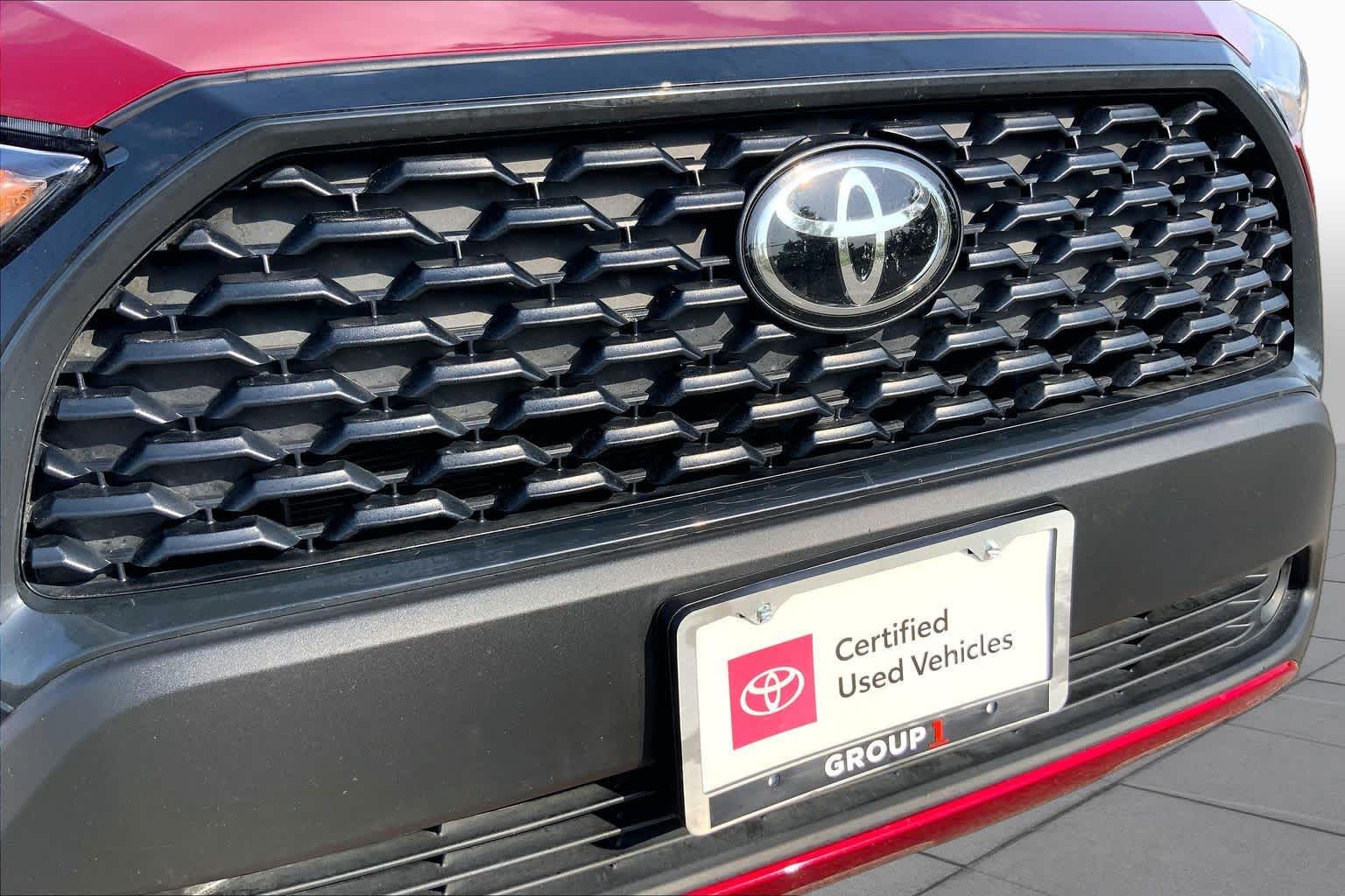 2025 Toyota Corolla Cross LE Soul Red Crystal at Group 1 Toyota Southwest