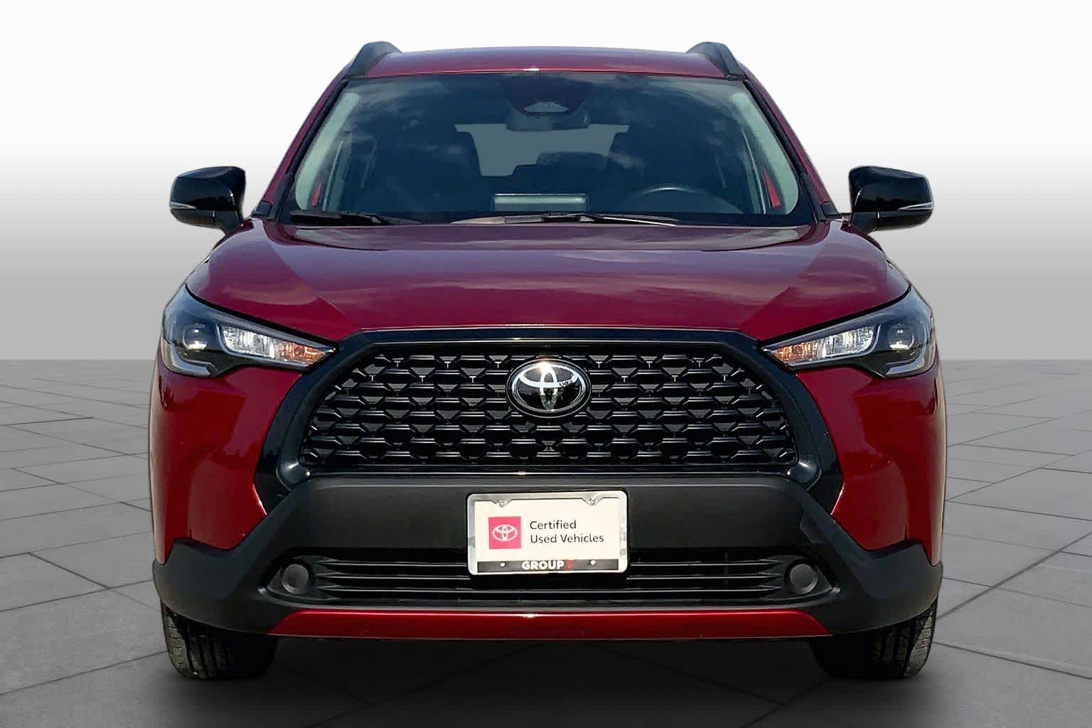 2025 Toyota Corolla Cross LE Soul Red Crystal at Group 1 Toyota Southwest
