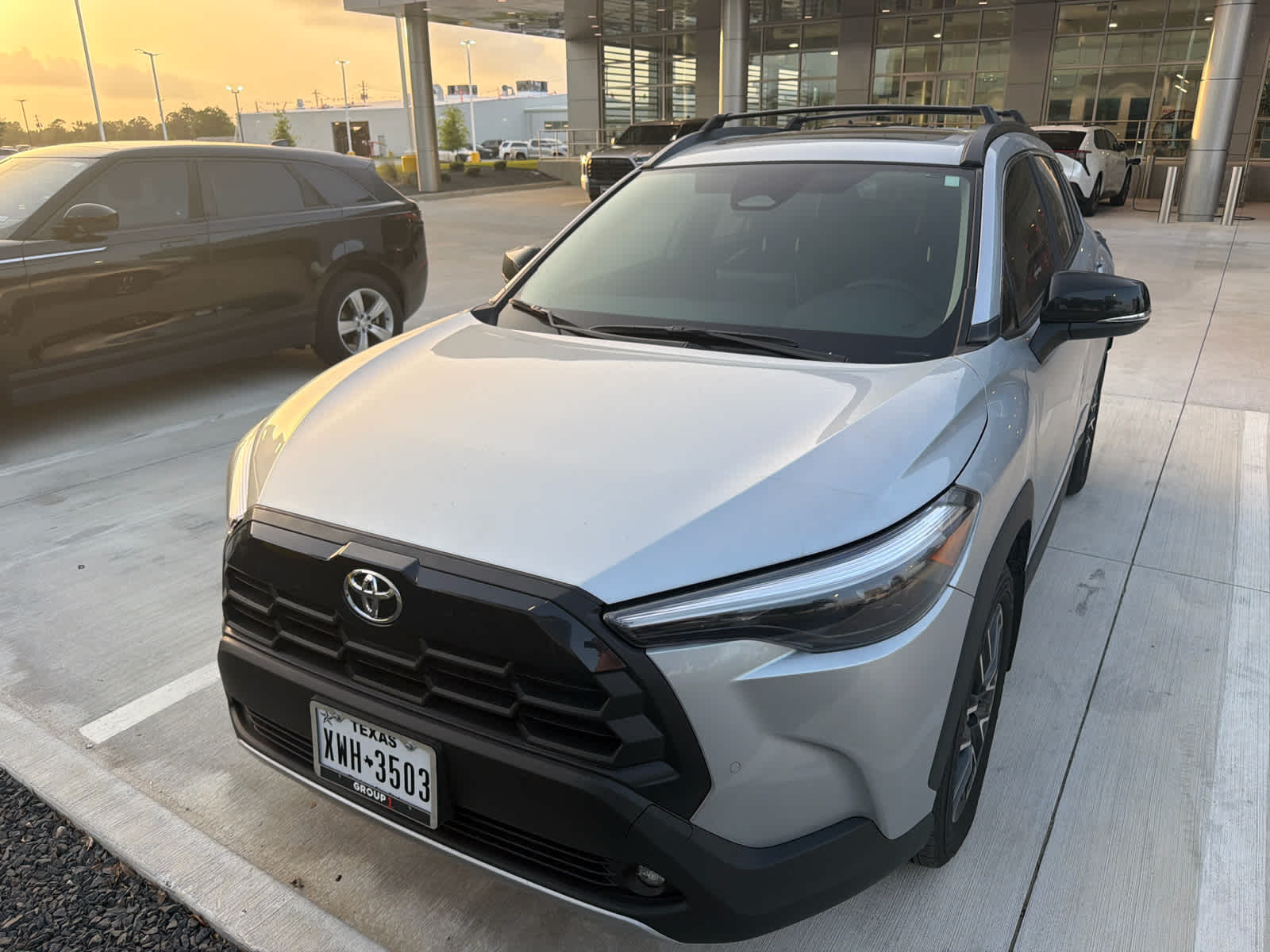 2026 Toyota Corolla Cross XLE Sonic Silver at Group 1 Toyota Southwest