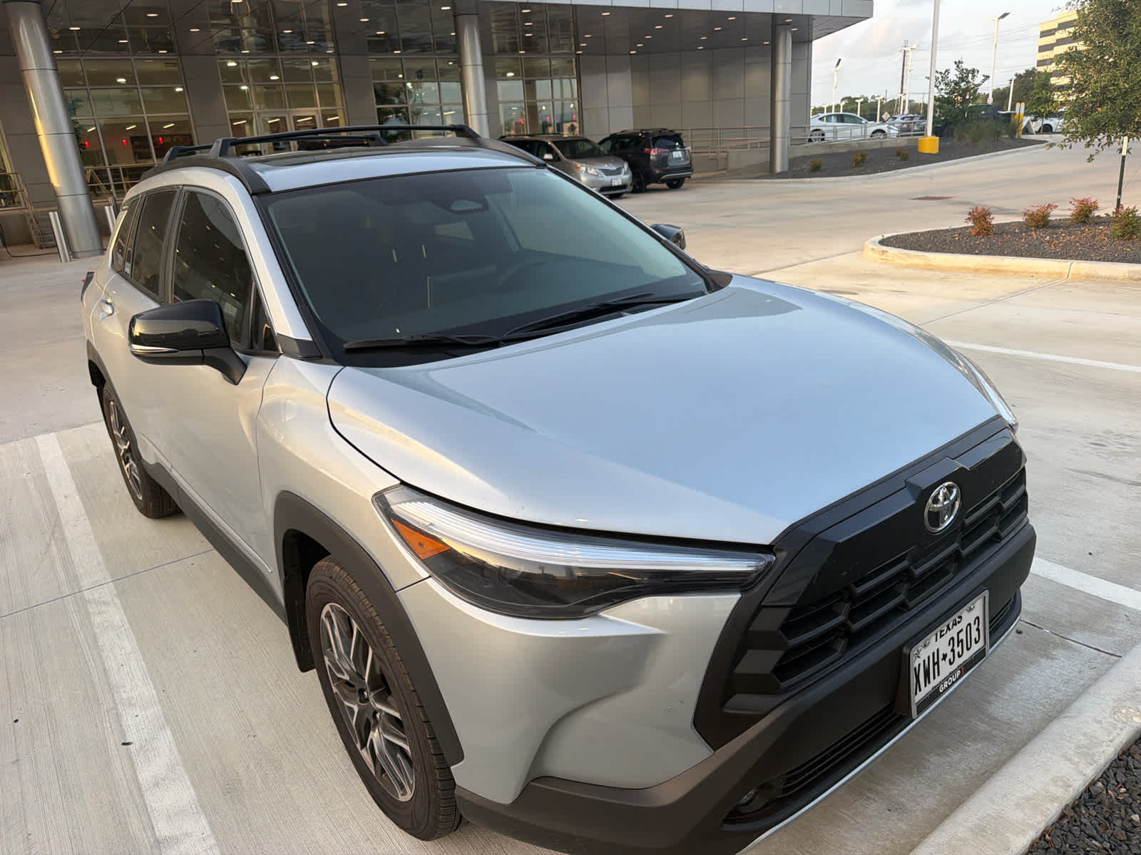 2026 Toyota Corolla Cross XLE Sonic Silver at Group 1 Toyota Southwest