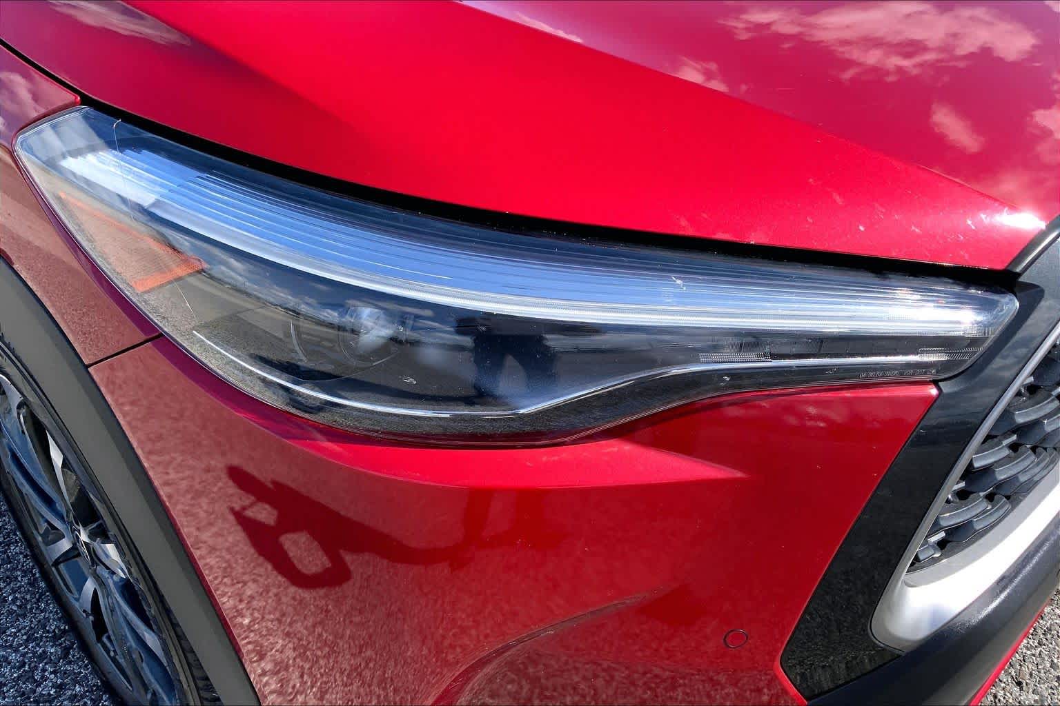2023 Toyota Corolla Cross XLE Barcelona Red Metallic at Group 1 Toyota Southwest