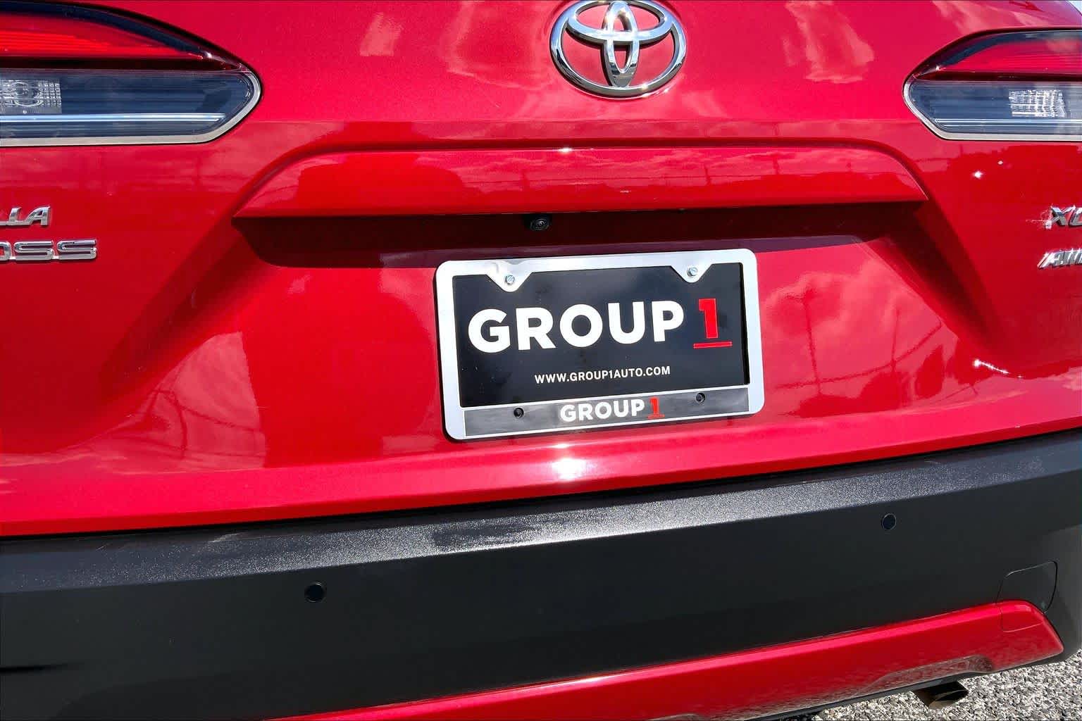2023 Toyota Corolla Cross XLE Barcelona Red Metallic at Group 1 Toyota Southwest
