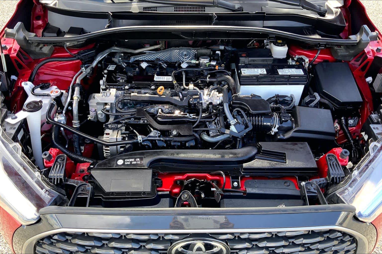 2023 Toyota Corolla Cross XLE Barcelona Red Metallic at Group 1 Toyota Southwest