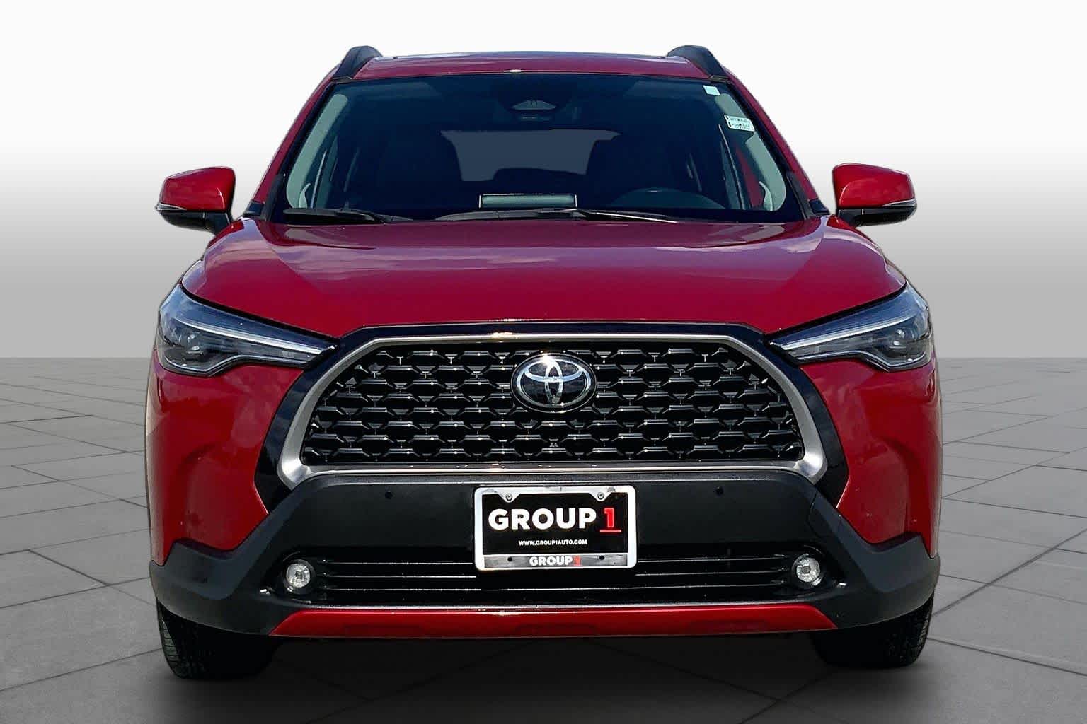 2023 Toyota Corolla Cross XLE Barcelona Red Metallic at Group 1 Toyota Southwest