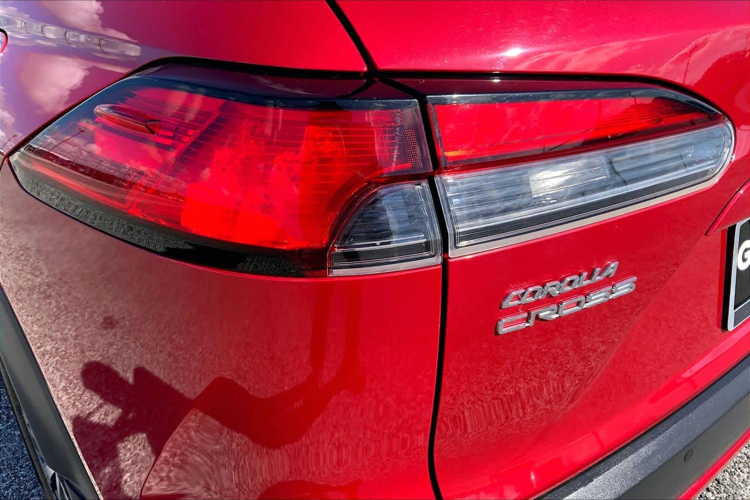 2023 Toyota Corolla Cross XLE Barcelona Red Metallic at Group 1 Toyota Southwest