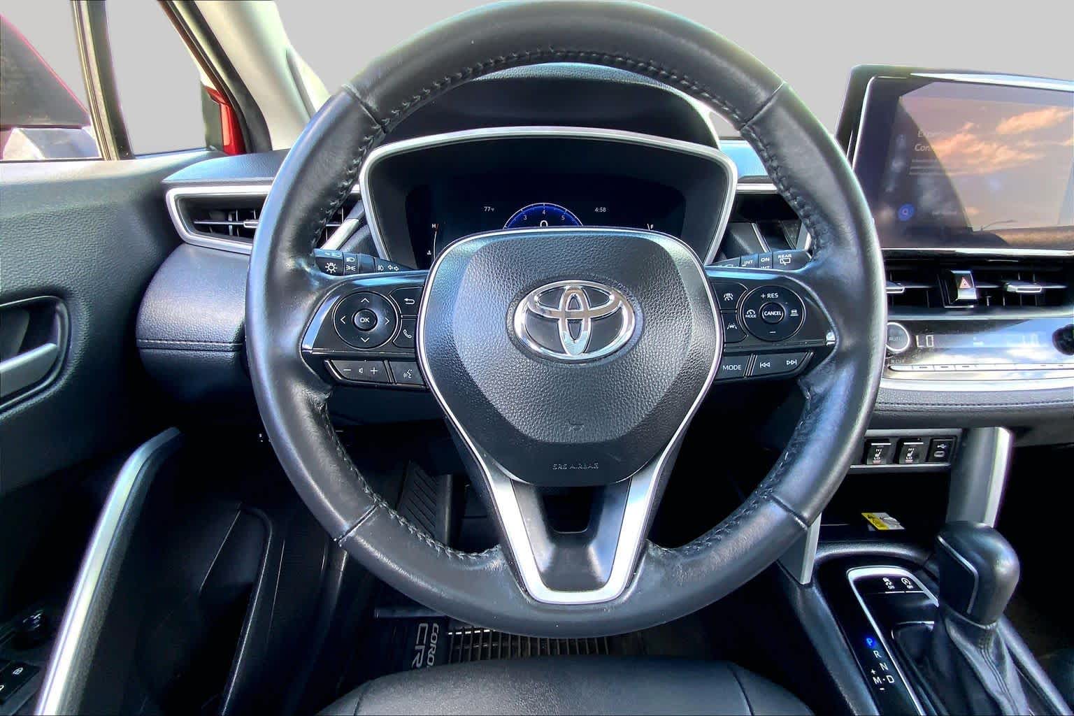 2023 Toyota Corolla Cross XLE Barcelona Red Metallic at Group 1 Toyota Southwest