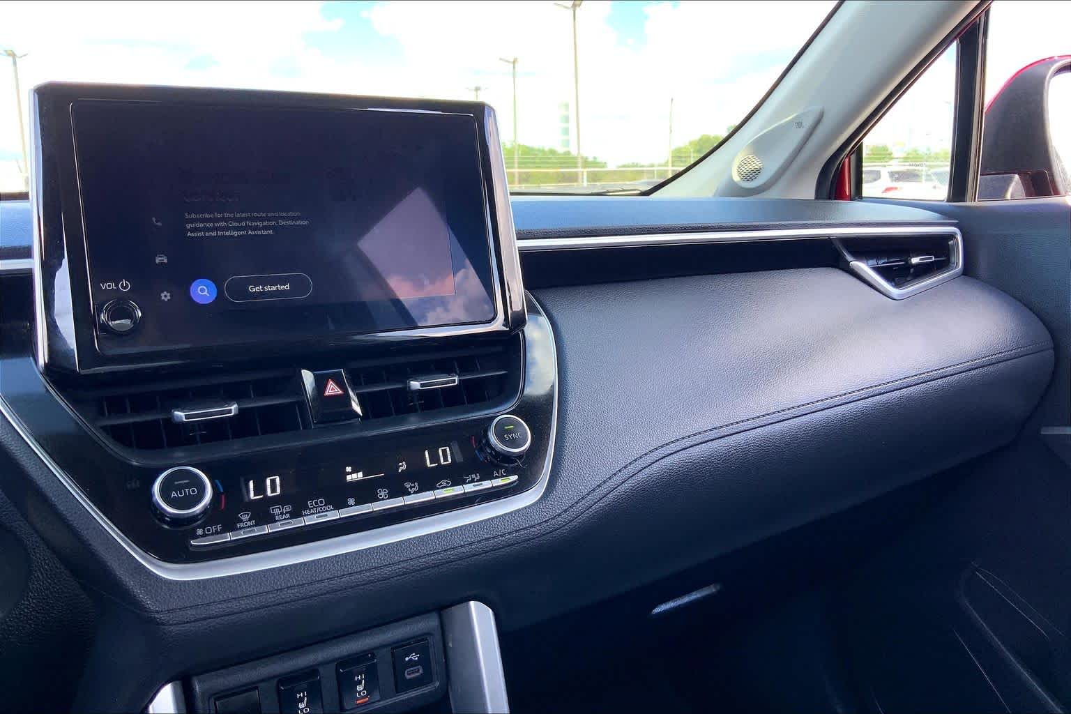 2023 Toyota Corolla Cross XLE Barcelona Red Metallic at Group 1 Toyota Southwest
