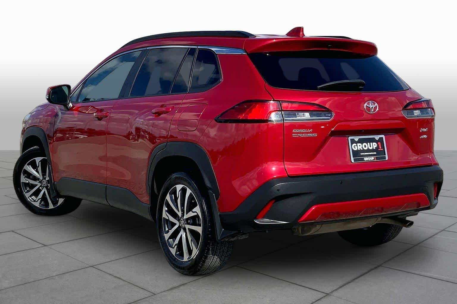 2023 Toyota Corolla Cross XLE Barcelona Red Metallic at Group 1 Toyota Southwest