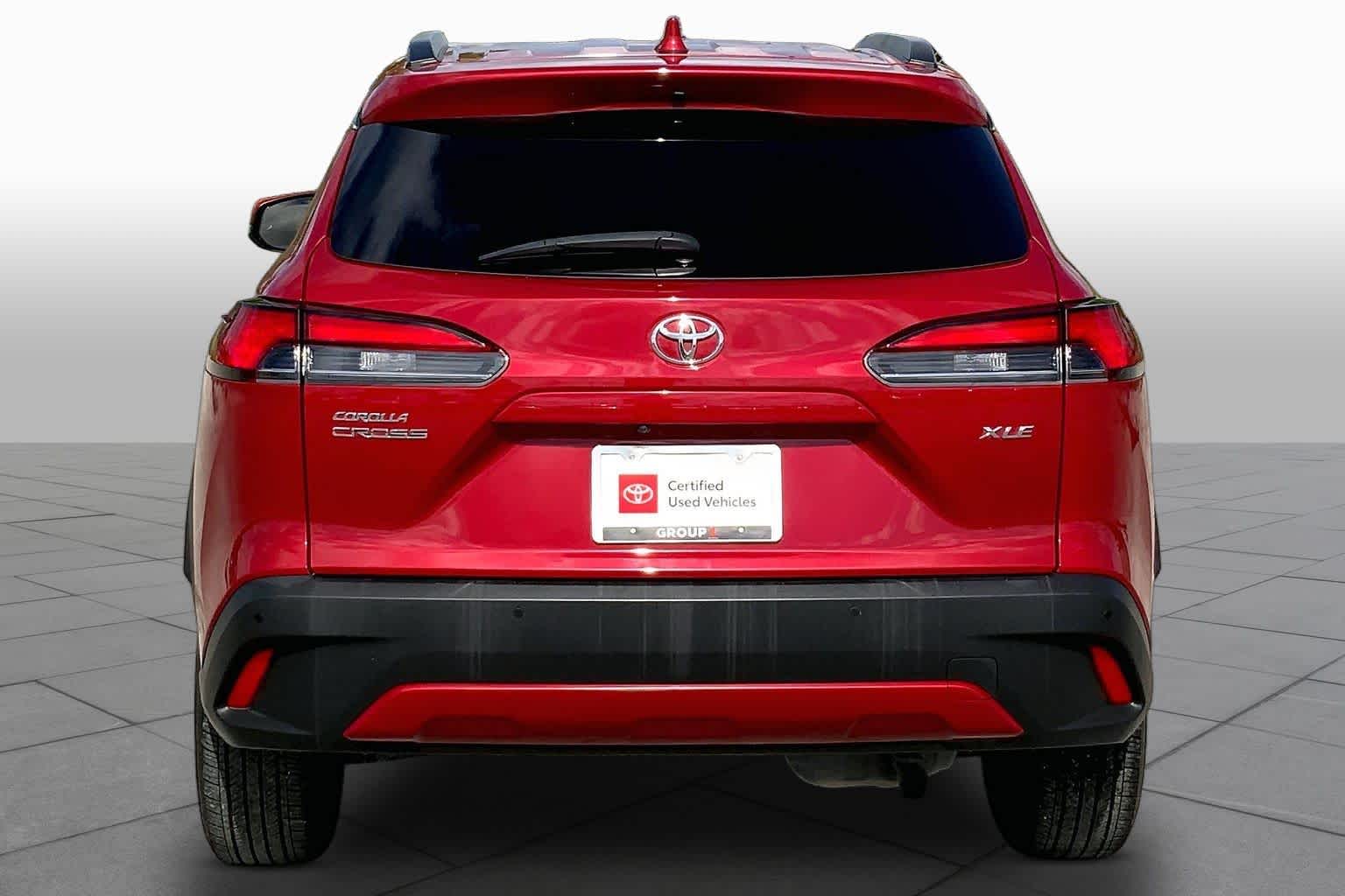 2023 Toyota Corolla Cross XLE Barcelona Red Metallic at Davis Chevrolet
