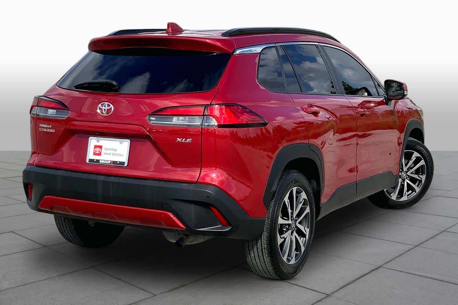 2023 Toyota Corolla Cross XLE Barcelona Red Metallic at Davis Chevrolet
