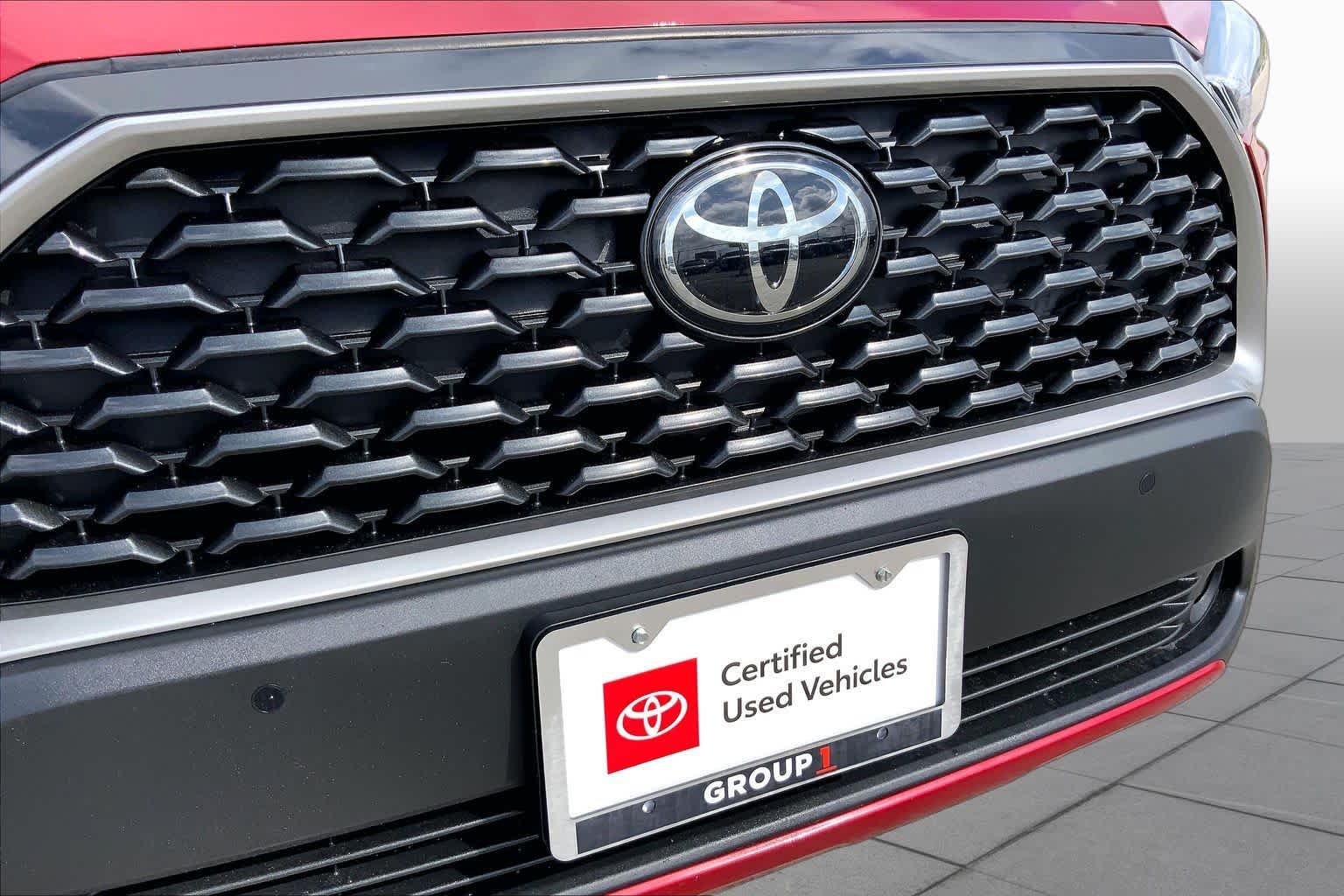 2023 Toyota Corolla Cross XLE Barcelona Red Metallic at Davis Chevrolet