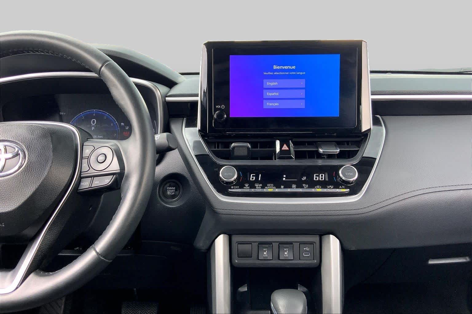 2025 Toyota Corolla Cross XLE Sonic Silver at Group 1 Toyota Southwest