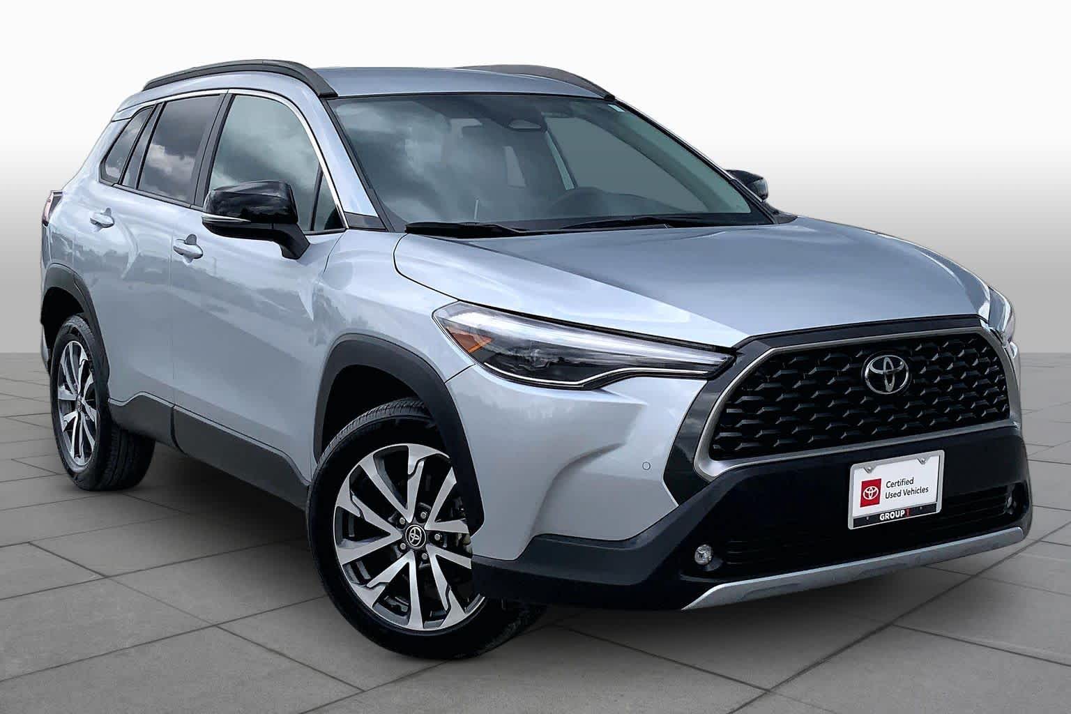 2025 Toyota Corolla Cross XLE Sonic Silver at Group 1 Toyota Southwest