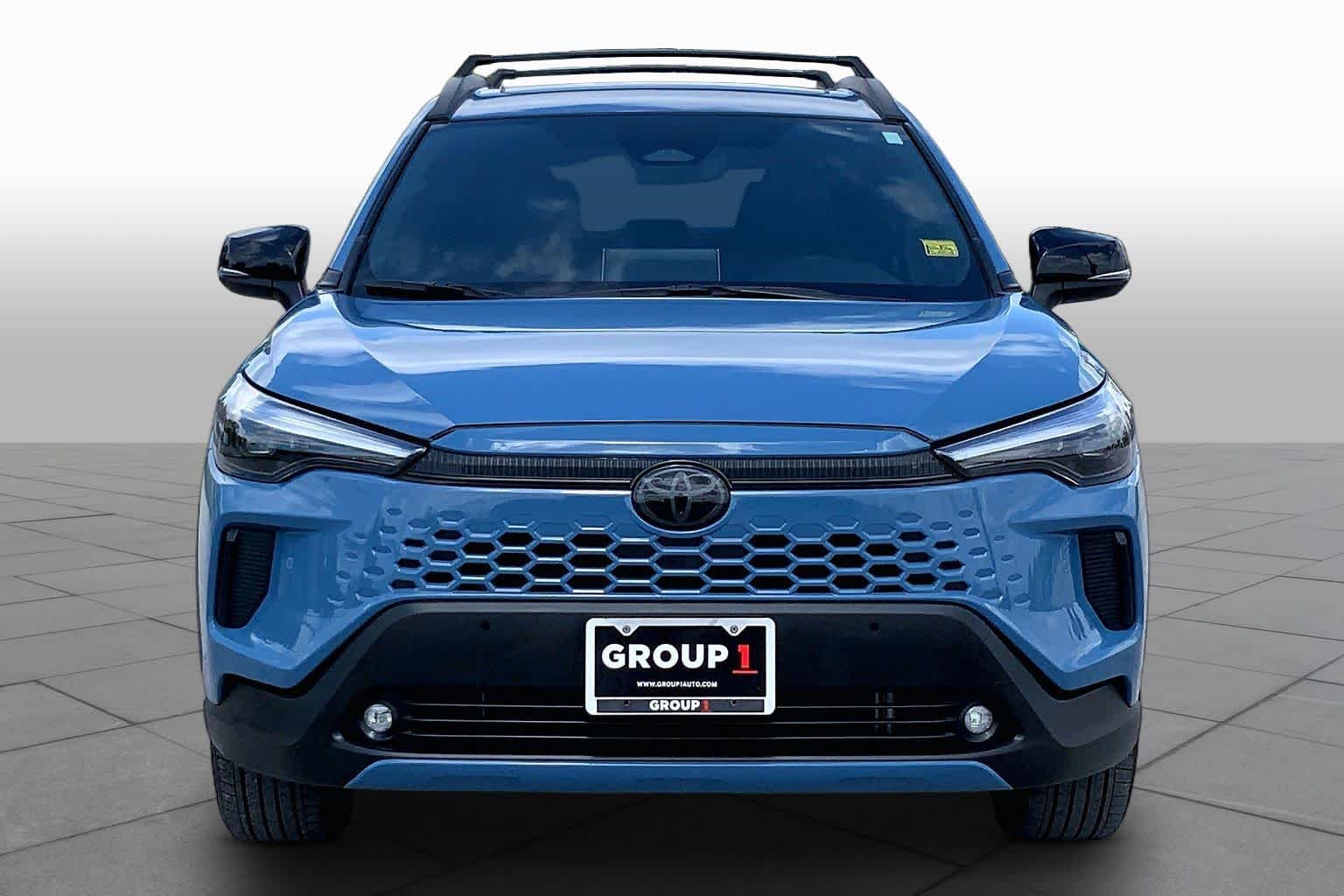 2026 Toyota Corolla Cross Hybrid XSE Cavalry Blue at AutoNation Toyota Gulf Fwy