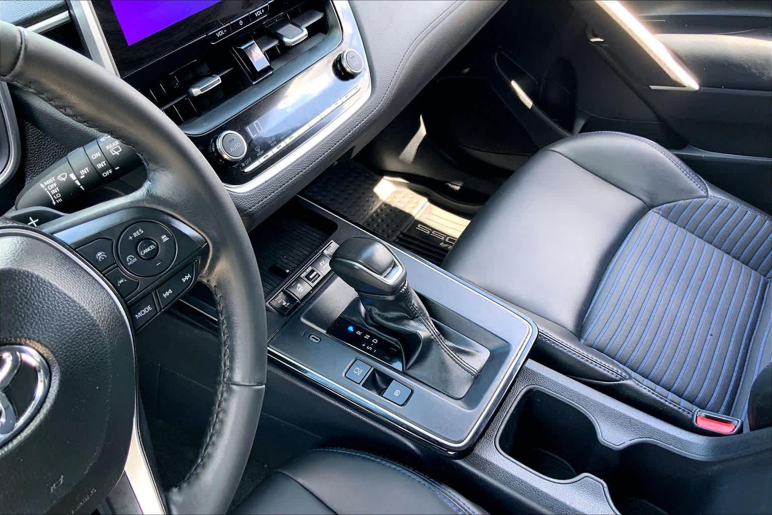 2026 Toyota Corolla Cross Hybrid XSE Cavalry Blue at AutoNation Toyota Gulf Fwy