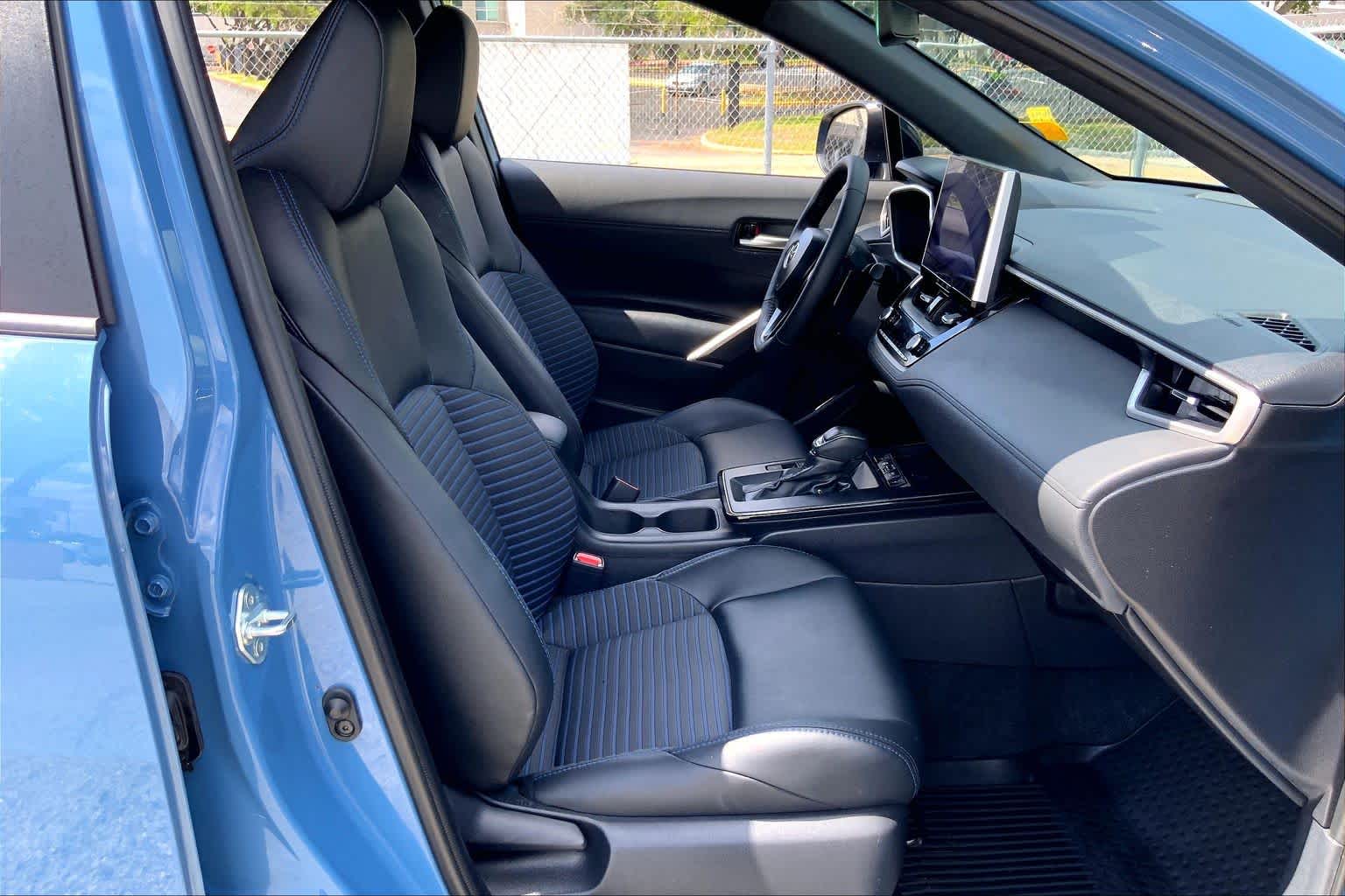 2026 Toyota Corolla Cross Hybrid XSE Cavalry Blue at AutoNation Toyota Gulf Fwy