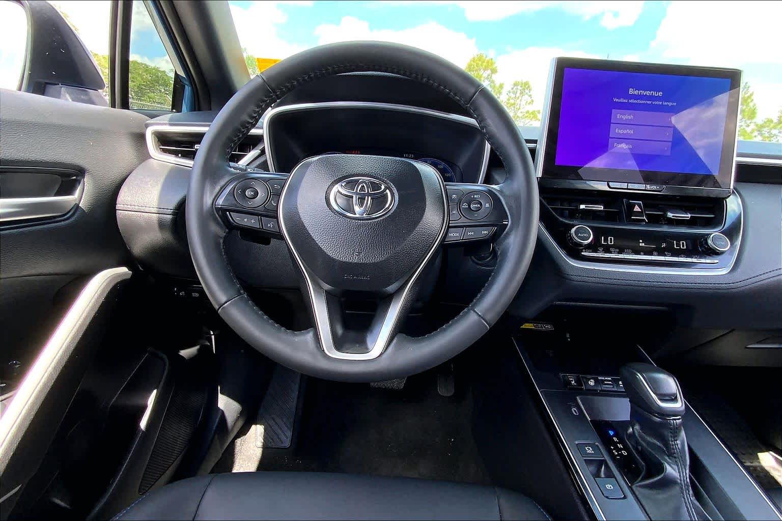 2026 Toyota Corolla Cross Hybrid XSE Cavalry Blue at AutoNation Toyota Gulf Fwy