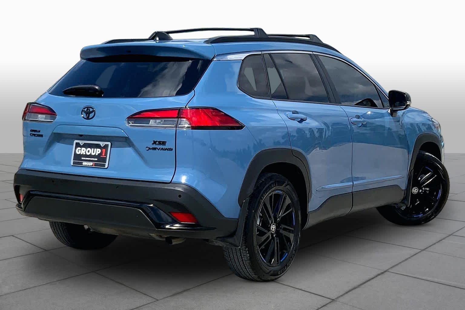 2026 Toyota Corolla Cross Hybrid XSE Cavalry Blue at AutoNation Toyota Gulf Fwy