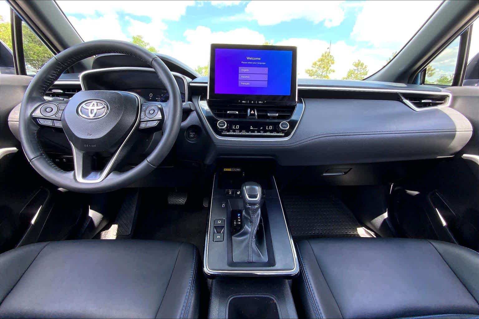 2026 Toyota Corolla Cross Hybrid XSE Cavalry Blue at AutoNation Toyota Gulf Fwy