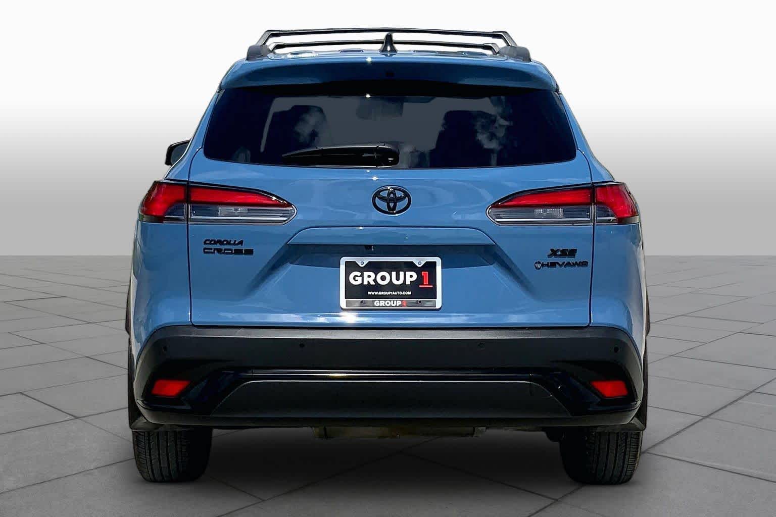 2026 Toyota Corolla Cross Hybrid XSE Cavalry Blue at AutoNation Toyota Gulf Fwy