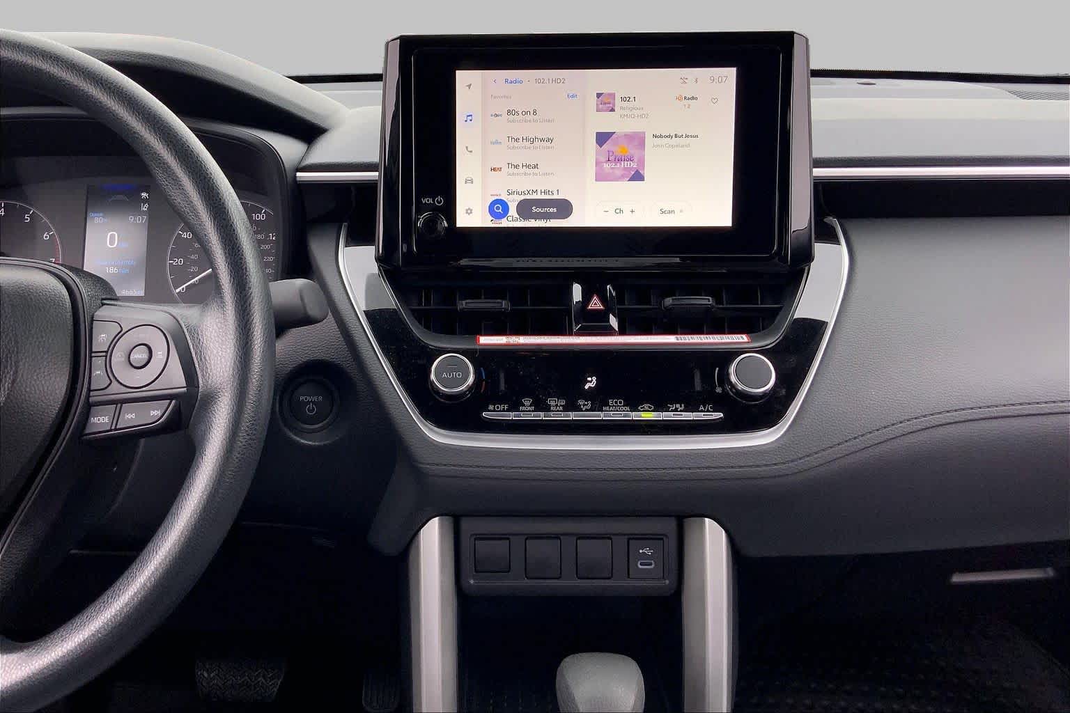 2025 Toyota Corolla Cross Hybrid S Jet Black at AutoNation Toyota Gulf Fwy