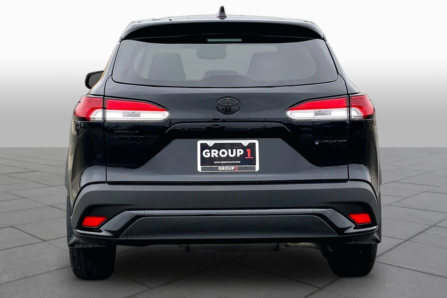 2025 Toyota Corolla Cross Hybrid S Jet Black at AutoNation Toyota Gulf Fwy